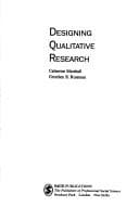 Portada de Designing qualitative research