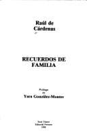 Portada de Recuerdos de familia
