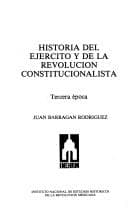 Portada de Historia del ejército y de la revolución constitucionalista