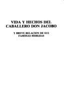 Portada de Vida y hechos del caballero Don Jacobo