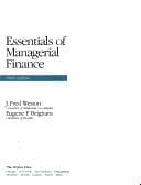 Portada de Essentials of managerial finance