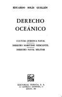 Portada de Derecho oceánico