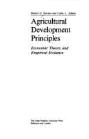 Portada de Agricultural development principles