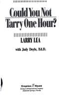 Portada de Could you not tarry one hour?