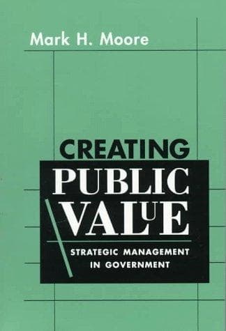 Portada de Creating Public Value