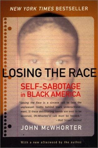 Portada de Losing the race
