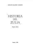 Portada de Historia del Zulia