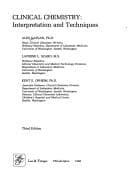 Portada de Clinical chemistry