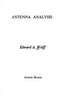 Portada de Antenna analysis