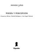 Portada de Poesía y percepción