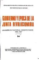 Portada de Gobierno y época del Presidente Eleazar López Contreras.