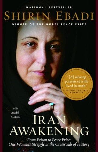 Portada de Iran Awakening: From Prison to Peace Prize