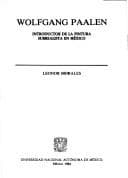 Portada de Wolfgang Paalen