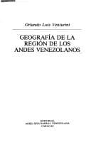 Portada de Geografía de la región de los Andes venezolanos
