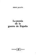 Portada de La poesía de la guerra de España