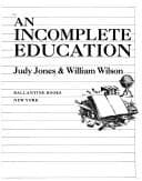 Portada de An incomplete education