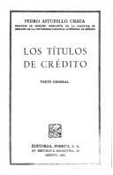 Portada de Los títulos de crédito