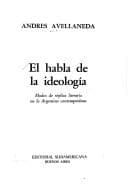 Portada de El habla de la ideología