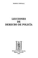 Portada de Lecciones de derecho de policía