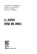 Portada de La justicia entre dos épocas