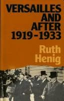 Portada de Versailles and after, 1919-1933