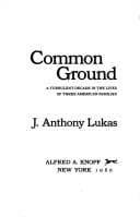 Portada de Common ground
