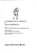 Portada de El primer nueva corónica y buen gobierno
