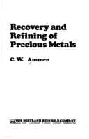 Portada de Recovery and refining of precious metals