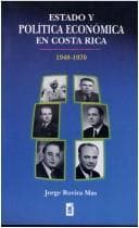 Portada de Estado y política económica en Costa Rica, 1948-1970