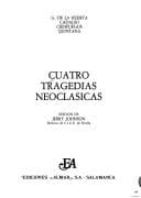 Portada de Cuatro tragedias neoclásicas