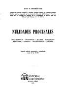 Portada de Nulidades procesales