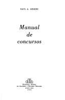 Portada de Manual de concursos