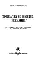 Portada de Sindicatura de concursos mercantiles