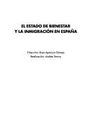 Portada de El estado de bienestar y la inmigración en España