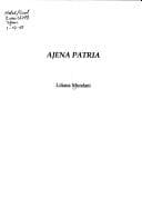 Portada de Ajena patria