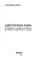 Portada de Aquí no pasa nada