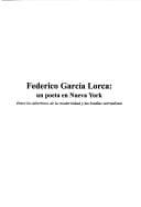 Portada de Federico García Lorca, un poeta en Nueva York