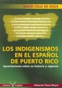 Portada de Los indigenismos en el español de Puerto Rico