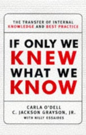 Portada de If only we knew what we know