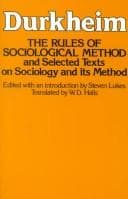 Portada de The rules of sociological method