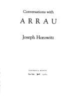 Portada de Conversations with Arrau