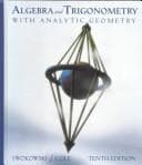 Portada de Algebra and trigonometry with analytic geometry