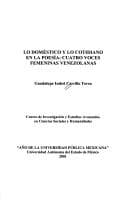 Portada de Lo doméstico y lo cotidiano en la poesía