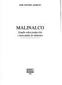 Portada de Malinalco, estudio sobre producción e intercambio de alimentos