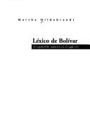 Portada de Léxico de Bolívar