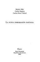 Portada de La nueva inmigración haitiana