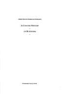 Portada de A concise history of Buddhism