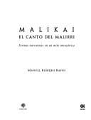 Portada de Malikai, el canto del malirri