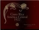 Portada de Costa Rica, América Central, 1922