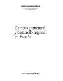 Portada de Cambio estructural y desarrollo regional en España